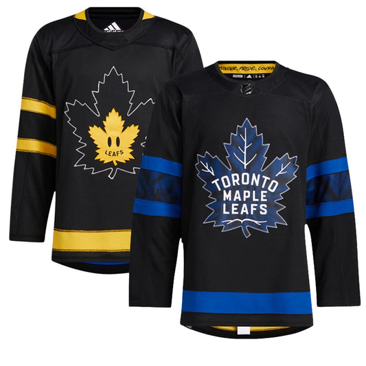 adidas Authentic Toronto Maple Leafs x drew house Alternate Blank Jersey - Black